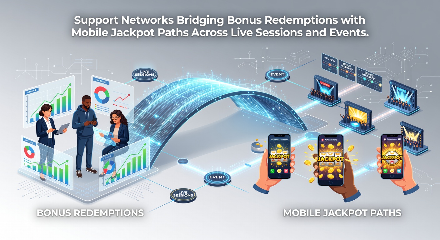 Mobile Integration von Support-Netzwerken für Jackpots und Live-Wetten