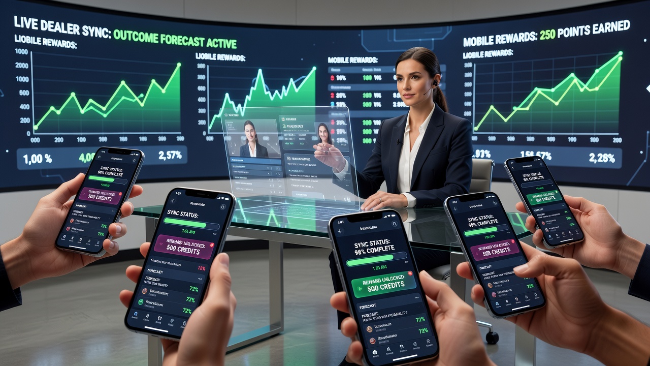 Darstellung mobiler Belohnungssysteme mit Live- und Sport-Elementen