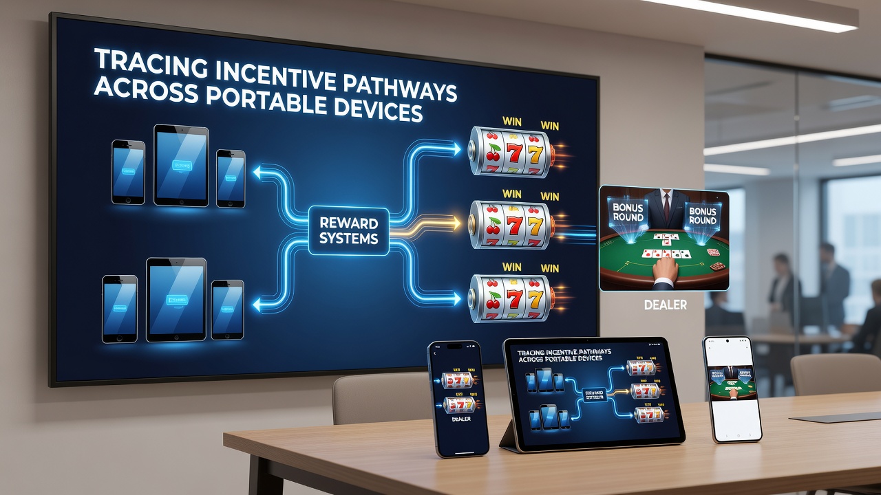 Visualisierung von Anreizpfaden zwischen mobilen Slots, Live-Dealer-Tischen und Sportwetten